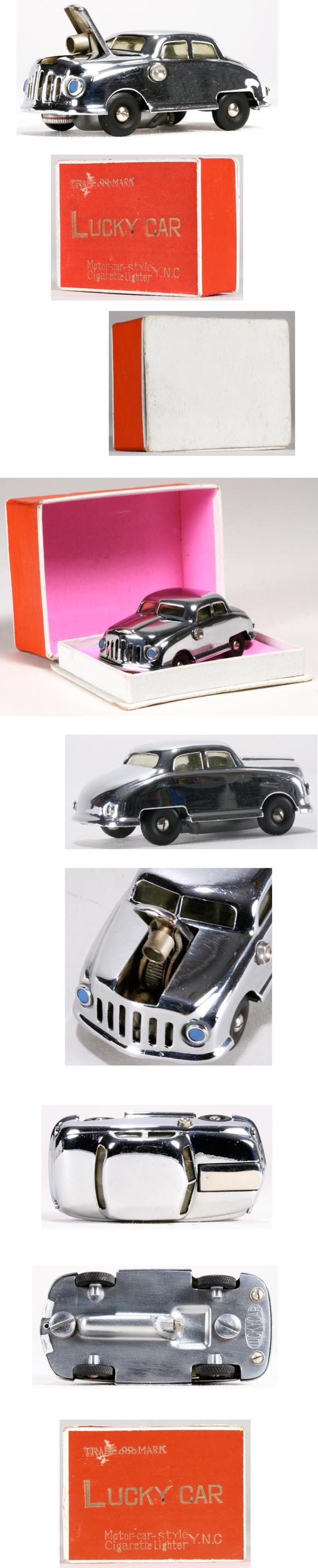 c.1946 Buick Lucky Car, Motor-Car Cigarette Lighter in Original Box